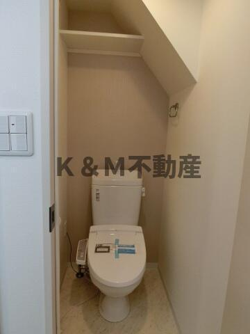 ＣＢ柏ヴェールのトイレ|落ち着いたトイレです