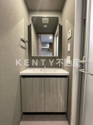 【洗面所】 | クロスレジデンス蒲田Ⅱ | 脱衣スペースもあります