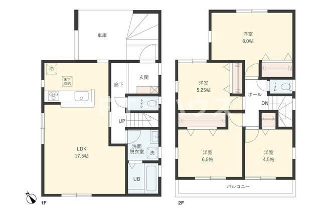 Ｓｕｍａｉ－ｔｏ船橋市田喜野井０１の間取り