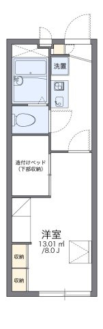 【間取り】 | レオパレスとくしま　中前川町