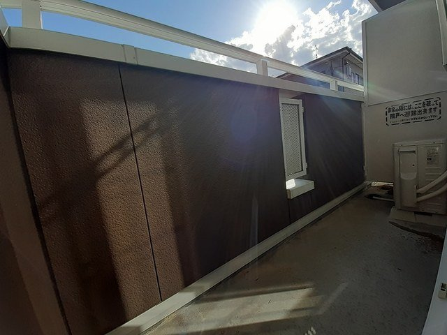 アムール　テレーノのバルコニー