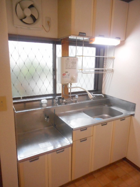 シティハイム　ファミールのキッチン|ガス２口設置可キッチン