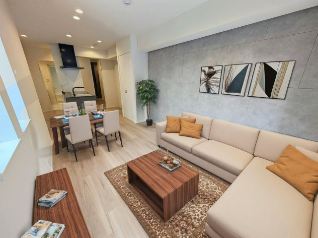 Ｌｅ　Ｒｕａｈの居間・リビング|CG 家具のため実際は家具が付きません