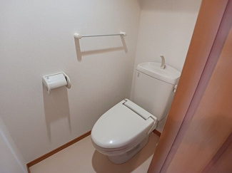 【トイレ】 | アズールつくば　Ｂ | シンプルで使いやすいトイレです