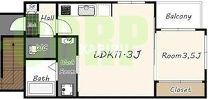 Ｎｅｘｔａｇｅ城東の間取り
