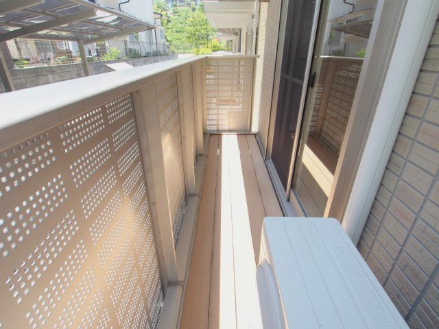ヴィラコートのバルコニー