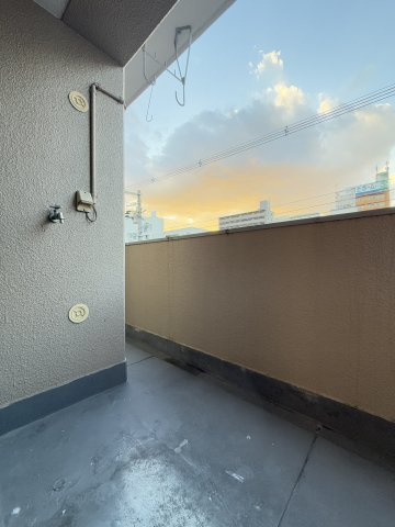 田伏マンションのバルコニー