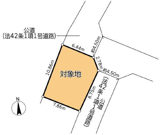 泉区和泉中央北3丁目　土地　2340万円の区画図