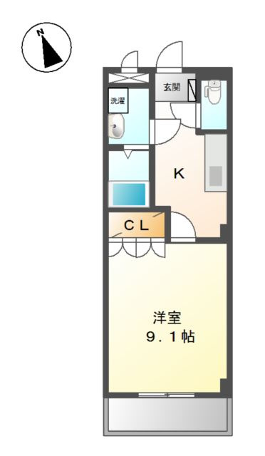 メゾン　ソレイユの間取り