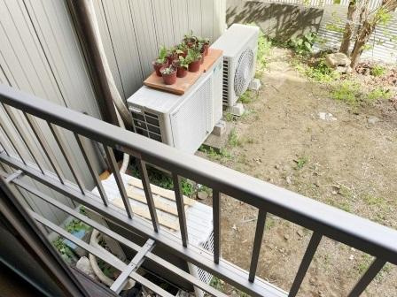 森田コーポのバルコニー|バルコニーがあります