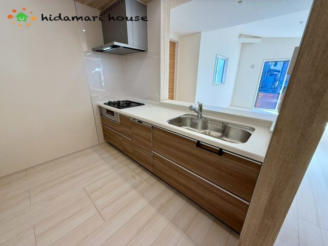 上尾市原市(universal edition)　新築平屋戸建　ブルーミング01のキッチン