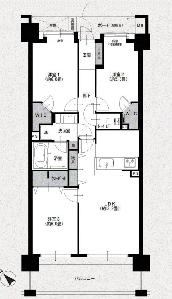 コスモ田端シティフォルムの間取り|ドキドキの新生活も、安心してスタート。ぴったりの住まいを見つけませんか？クランディアが一緒に住まい選びをサポートします‼　まずは、お気軽にお問合せください　＃クランディア