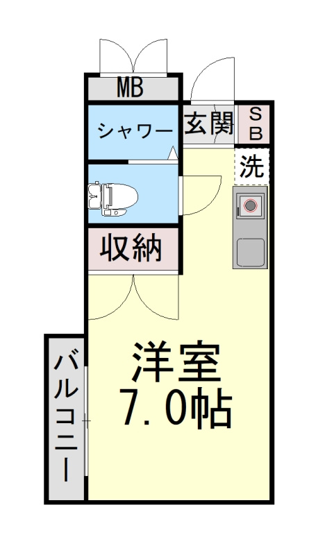 ＥＲライフ王子公園の間取り