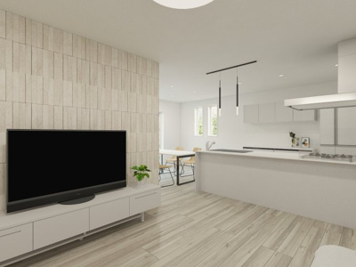 【完成予想図】 | 厚木市愛甲東三丁目　新築分譲住宅　全1棟 | 内装完成イメージパース