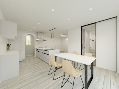 【完成予想図】 | 厚木市愛甲東三丁目　新築分譲住宅　全1棟 | 内装完成イメージパース