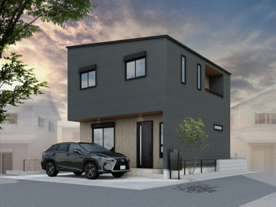 【外観】 | 厚木市愛甲東三丁目　新築分譲住宅　全1棟 | 建物完成イメージパースです！