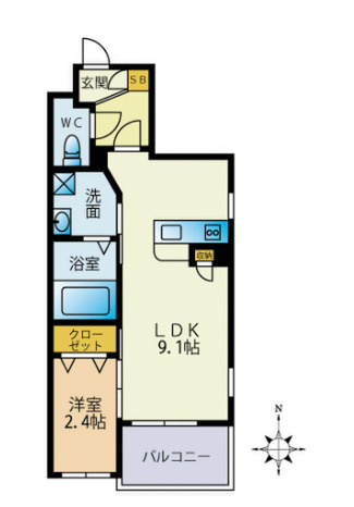 【間取り】 | 仲介手数料無料！HPに初期費用掲載！「プライスホーム」で検索！シュルーク大濠公園