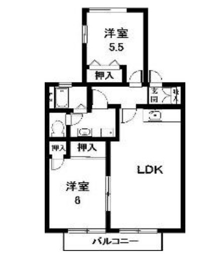 アネックス緑丘７の間取り
