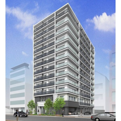 【外観パース】 | 京町堀ビューアパートメント