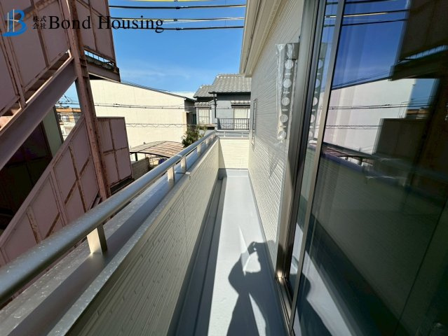 山陽「林崎松江海岸」駅徒歩8分　貴崎4丁目　全2棟　2号棟のバルコニー