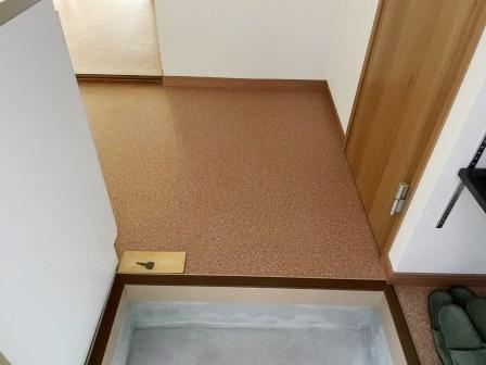 さいたま市南区南浦和３丁目のアパートの玄関|明るい玄関です