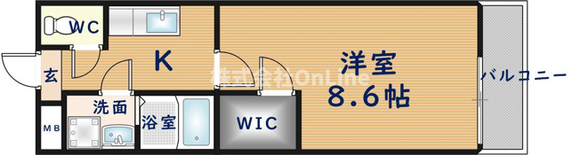 【間取り】 | リバーサイド 東久宝寺 八番館
