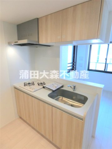 ガリシア千鳥町Ⅱのキッチン|2口ガスカウンターキッチン