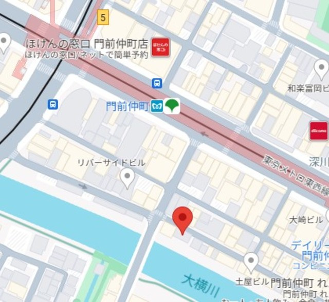 リオグランデ門前仲町の地図|★案内図★