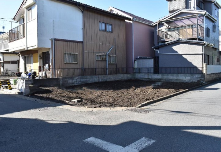 【土地】鶴ヶ島市鶴ヶ丘売地 全１区画の外観|陽当り良好な角地です
