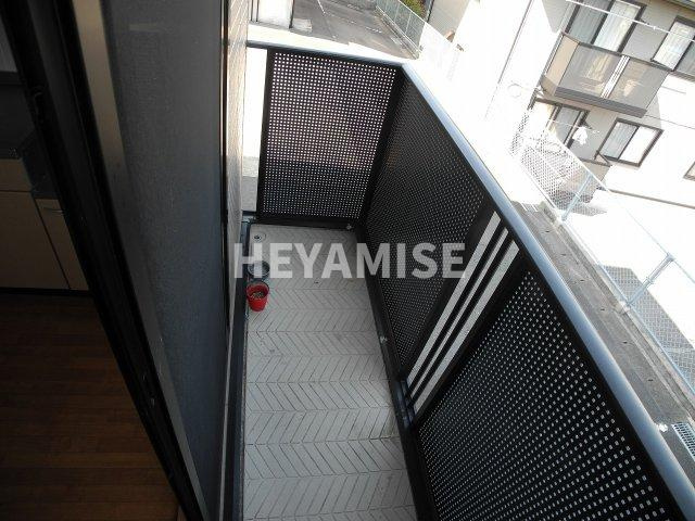 サンライズヒル福田D棟のバルコニー