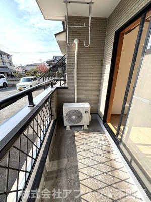 【バルコニー】 | コーポ清水Ⅱ | 南向き