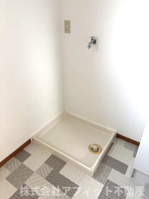 【その他】 | コーポ清水Ⅱ | 室内洗濯機置場