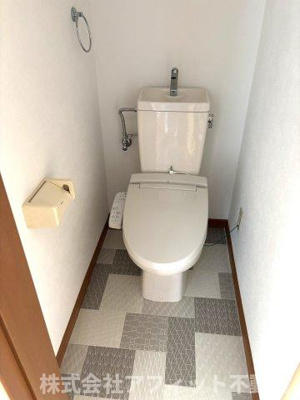 【トイレ】 | コーポ清水Ⅱ | 温水洗浄暖房便座