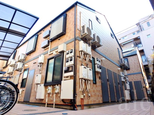 レジデンス高田馬場の外観|駐輪場