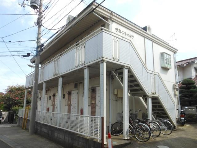 川崎市多摩区枡形６丁目のアパートの外観