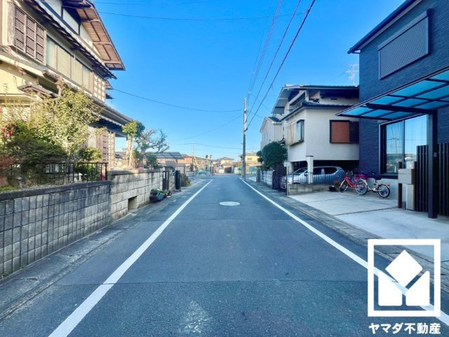 八幡市川口東扇　１期１号棟の前面道路含む現地写真|11月29日　現地写真更新