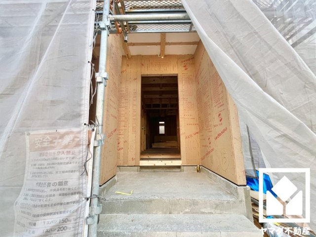 八幡市川口東扇　１期１号棟の外観|11月29日　現地写真更新