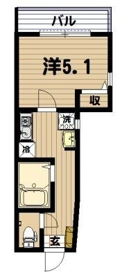 サンフィールド新小岩の間取り