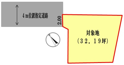 鴻巣市登戸　中古住宅の区画図