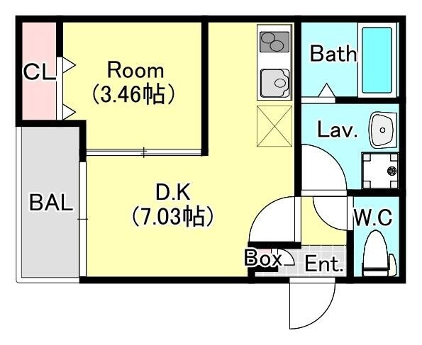 ジーメゾン大宮三橋の間取り