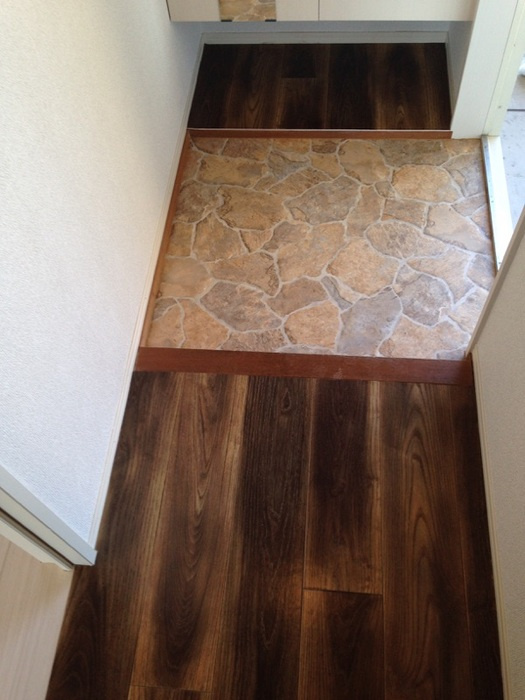 レヂデンスⅡの玄関|収納もある玄関です