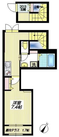 カドーヴェールの居間・リビング|陽光明るい洋室は南東向き