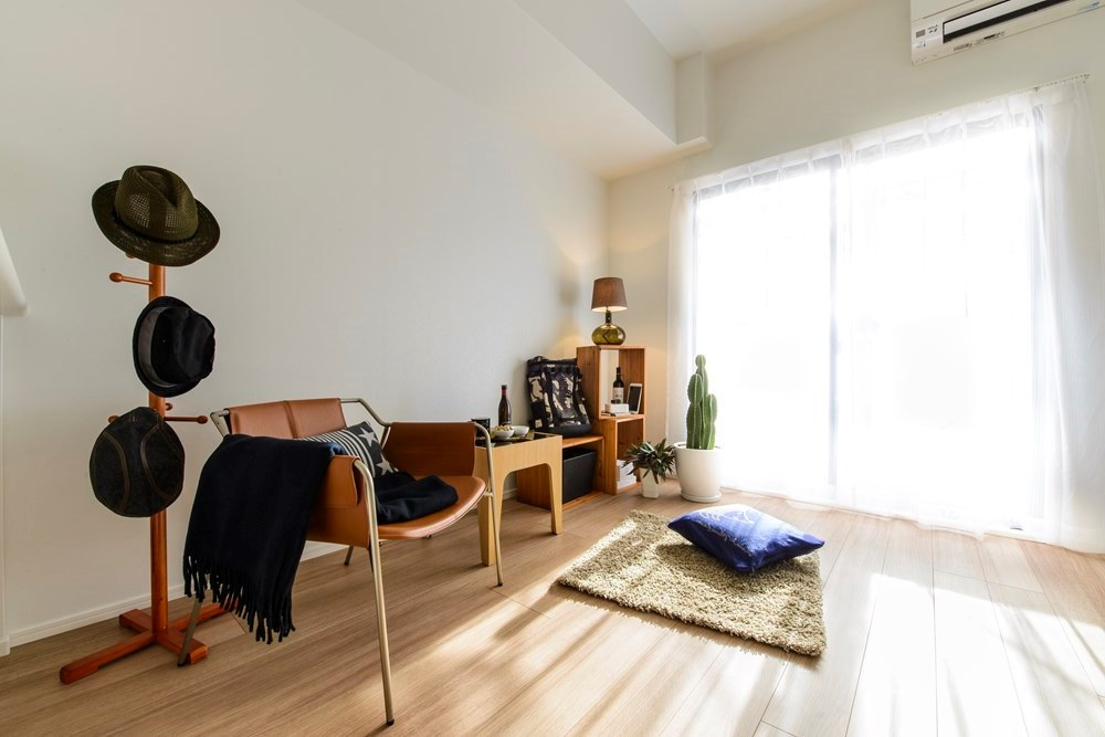 エンクレストベイサイド通りの居間・リビング|使いやすい居間です