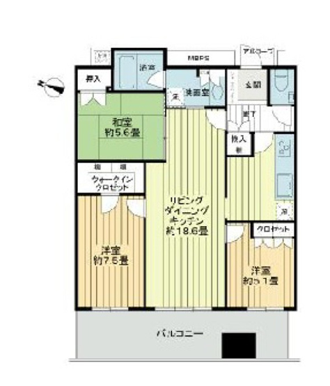 【間取り】 | クロスタワー大阪ベイ