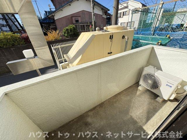 ジュネパレスコージーキャビンのバルコニー