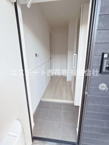 サンライズ桜町Bの玄関