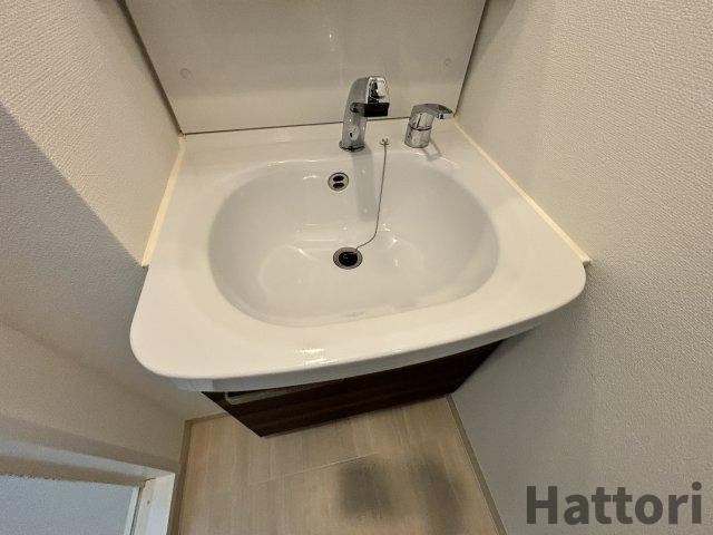 プレサンス梅田北オールの洗面所