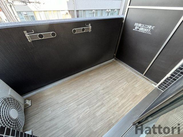 プレサンス梅田北オールのバルコニー