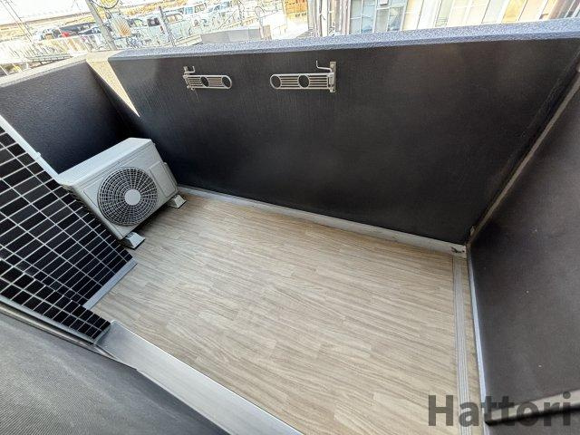 プレサンス梅田北オールのバルコニー