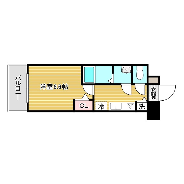 プレサンス梅田北オールの間取り